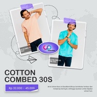 beli 2 gratis 1 - kaos distro polos murah cotton combed 30s - m