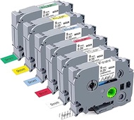 Compatible with Brother P-Touch Tapes 9 mm x 8 m TZe-221 TZe-121 TZe-421 TZe-521 TZe-621 TZe-721 TZe