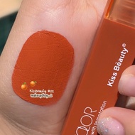 70063-03 ลิปจุ่ม Kiss Beauty To Fill You ลิปเนื้อลูควิดกันน้ำสุด ลิปแมทโทนแดงก้ำ ลิปแมทจุ่ม ลิปกันน้