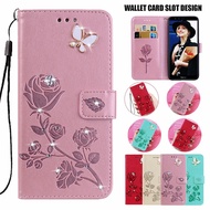 3D Relief Glitter Rhinestone Leather Case for Samsung Galaxy A12 A22 A32 A42 A52 A72 A51 A71 A50 A70 A30s A50s A70s A22s A52s TPU Flip Wallet Cover