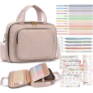 Floe Ladies Bible Cover, Large Bible Bag with Shoulder Strap, Book with Bible Highlighter and Label 