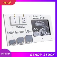 [ap4l43.] 1 Piece Baby First Scan Photo Frames Pregnancy Announcement Gifts Picture Pregnant Wood Ba