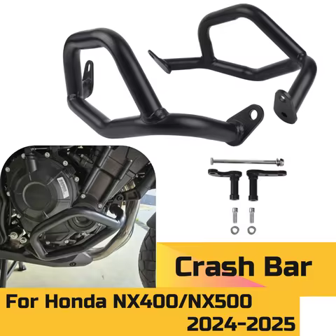 NX500 NX400 Engine Guard Highway Crash Bar For Honda NX 400 500 2024 2025 Lower Bumper Frame Protect