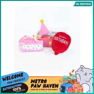 [sgstock] ZippyPaws - Birthday Box Gift for Dogs and Puppies - Dog Birthday Toys, Dog Birthday Cakes