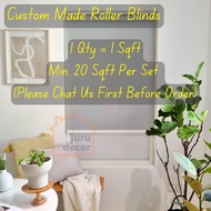 JuruDecor (Custom Made  according to your size) Festival Roller Blinds/Light Filtering Roller Blinds/Made to order