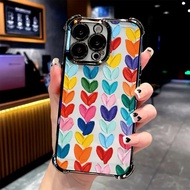 Dopamine Heart Apple 16promax Mobile Phone Phone Phone Case 17air Airbag Mobile Phone Protective Cas