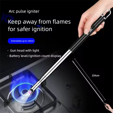 Adjustable Extendable Igniter Fragrance Candle Gas Stove Lighter USB Rechargeable Spark Plug
