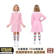 Stranger Things Season 3 Eleven Pink Cosplay Dress