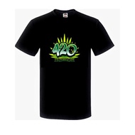 Adult 420 distro T-shirt / black T-shirt