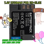 7.4V 2750mAh EN-EL3E for Nikon D300S D90 D700 D300 D80 D200 D50 D70S Camera Batteries