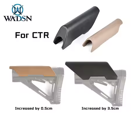 Tactical CTR Cheek Riser Suitable For Non Gunstock Stock AR 15 M4 Enhancer Low Height Nylon Airsoft 