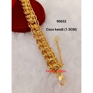 Rantai Tangan / Gelang COCO KENDI COCO / CANDY 1.5CM cop916 EMAS KOREA Bracelet MURAH