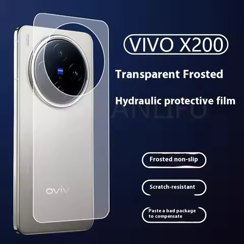 3PCS Back Matte Hydrogel Film For vivo X200 Pro mini Full Cover Clear TPU Screen Protector vivo X200