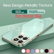 For Honor X6a 2023 Casing For Honor X6a X6 X8b X8a X8 HonorX6a/X6 a 4G 5G Square Plated Phone Case C