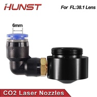 HUNST Co2 Laser Air Nozzle for Diameter 20 FL38.1mm Focusing Lens Co2 Short Nozzle for Laser Head of
