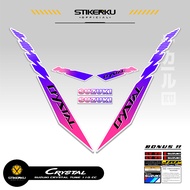 SUZUKI STRIPING CRYSTAL TUNE MOTIF X17 STICKER CRYSTAL TUNE CUSTOM STICKER ORIGINAL CRYSTAL MOTORCYC