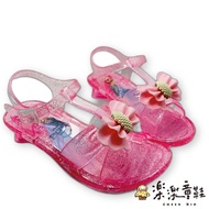 台灣製冰雪奇緣低跟果凍涼鞋