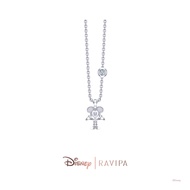 RAVIPA Disney Mickey Mouse Silver Necklace
