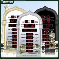 TOM 4008pro Mosque Digital Azan Wall Clock Remote Control Alarm Clock Ramadan Eid Gifts For Home Office (eu Plug)