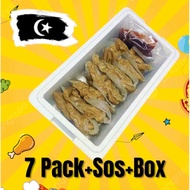 Keropok Losong Baby Lekor Goreng Tanpa Rebus Terengganu Food Frozen (7pack free icebox pilih variasi