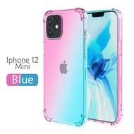 Carristo Iphone 12 Mini Anti-Shock Case Cover Rainbow Aurora TPU Soft Casing Housing
