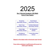 Sec 2 G2 Mathematics Papers '25