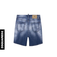 DSQUARED2/D2 Power Spring Summer Men Washed Blue Denim Shorts