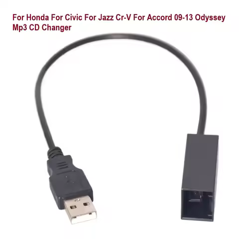 Aux Input Usb Media Data Wire Usb Cable Plug Adapter For Honda For Civic For Jazz Cr-V For Accord 09