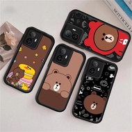VK6 cartoon bear Casing for soft silicone case Realme Reno A94 F7 A60 4 A3 A79 8T 12 Lite Pro Plus 5