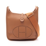【二手】愛馬仕 HERMES Evelyne 3 Trois PM 金色單肩背包 其他 Evelyne 3PM 金色 女士 全新未使用
