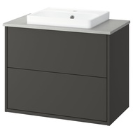 HAVBÄCK / ORRSJÖN Wash-stnd w drawers/wash-basin 82x49x71 cm