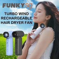 Turbo Mini Handheld Fan Cooler Blower Hair Dryer 80000RPM High Speed 4500Mah Rechargeable Battery 14