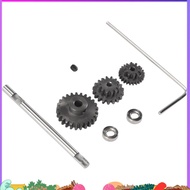 Metal Transmission Gear with D Axis Gearbox Steel Gears Set for WPL D12 1/10 RC Car Upgrade Parts Ac