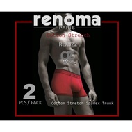 RENOMA COTTON STRETCH Two Stretch Men Trunks Cotton Spandex (REX322)