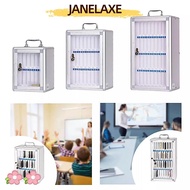 JANELAXE932QW Transparent Door Phone Storage Box, 6/12/36/48 Slots Lockable Aluminum Alloy Phone Sto