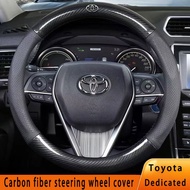 Toyota steering wheel cover ALTIS VIOS rav4 CAMry chr SIENTA YARIS carbon fiber card dream handle cover non-slip