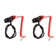 [ Store] Exclusive2X Emergency Stop Switch Tether Lanyard Emergency Kill Stop Engine Switch Push But