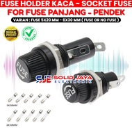SHORT LONG GLASS FUSE HOLDER / FUSE HOUSING / FUSE HOUSING 20MM 30MM GLASS FUSE / FUSE HOLDER 5X20 M