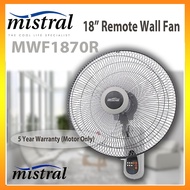 MISTRAL MWF1870R 18 Inch Wall Fan With Remote