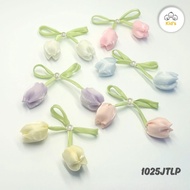 TULIP FLOWER CHILDREN'S RIBBON CLIP - 71025 JPT TULIP PSG