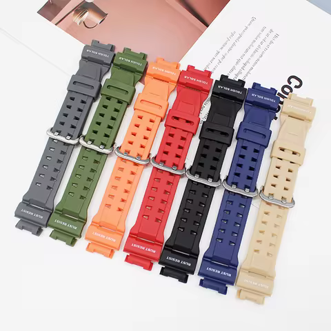 Watchband for GW-9110 / 9125 / G-9100 / 9200 Sport Watch Band Soft Rubber Strap TPU Bracelet Watch A