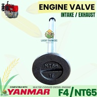Engine Valve Intake, Exhaust YANMAR F4, NT65 Water Cooled Diesel Engine