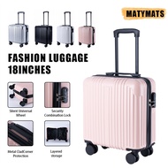 MATYMATS 18 Inches Luggage Hand Carry Luggage 7kg Carry-on Boarding luggage With Lock