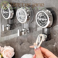 BETTER-JANE Suction Cup Hooks, Heavy Duty Vacuum Shower Hooks, Powerful Reusable Clothes Hook