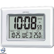 Seiko QHL058W Digital LCD Wall and Desk Clock