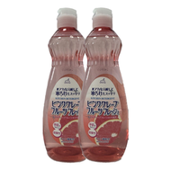 日本製 強力去油污洗潔精 (紅 600ml❎2) AWAS 西柚味 有效去腥味 洗器皿 超多泡泡 易過水 洗潔精 #e閃購homesales