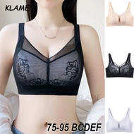 KLAME No Steel Ring B/C/D/E/F Plus Size Anti-Sagging Full Cup Bra - Size 34-42 KLM1204
