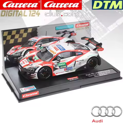 Carrera Slot Car Digital124 23962 Audi R8 LMS GT3 evo II Team Abt, Rene Rast, No.33 Clubmodell 2023