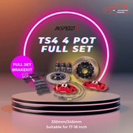 Inspeed TS4 4pot Big Brake Kit Full Set ( Street Standard)