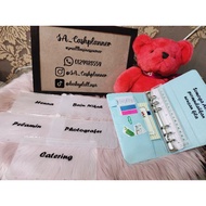 wedding planner buku kahwin wedding cash planner money binder ziplock